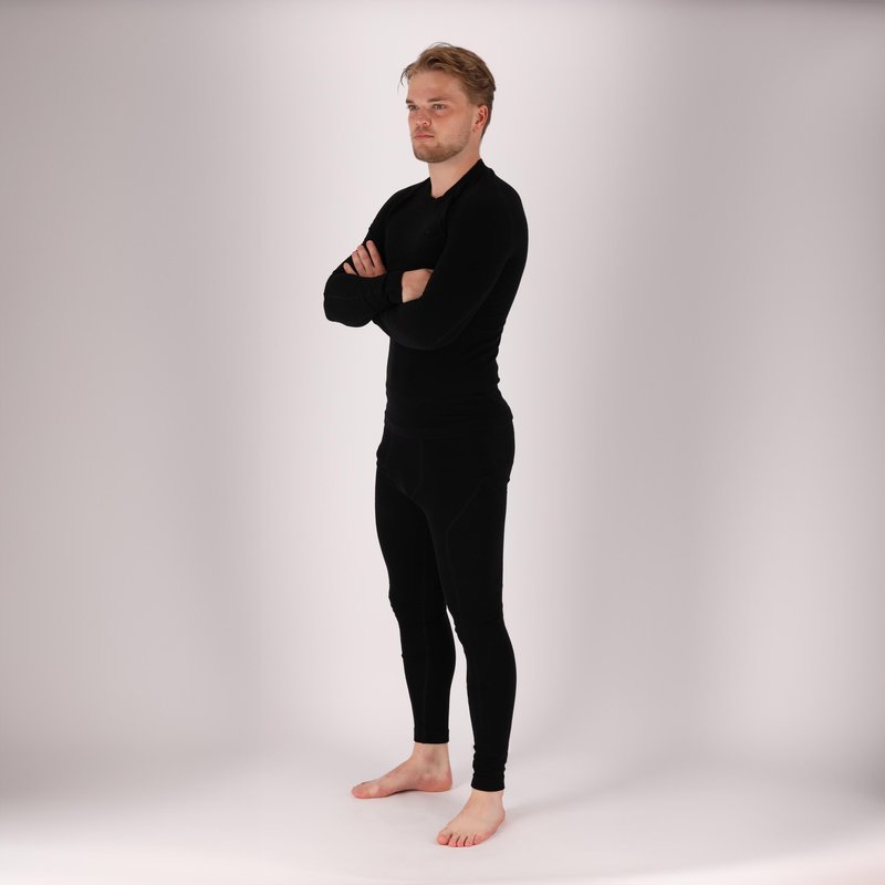 Xtreme - Herren-Thermohose/-shirt - Premium - Set - Schwarz -