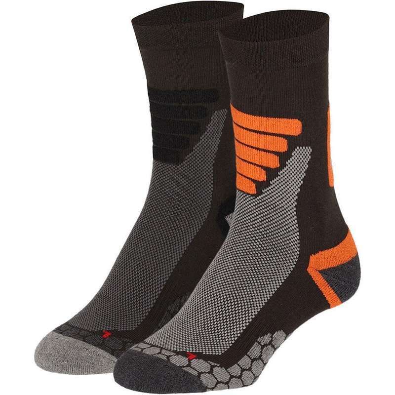 Wandersocken Unisex Mehrfarbig Grün
