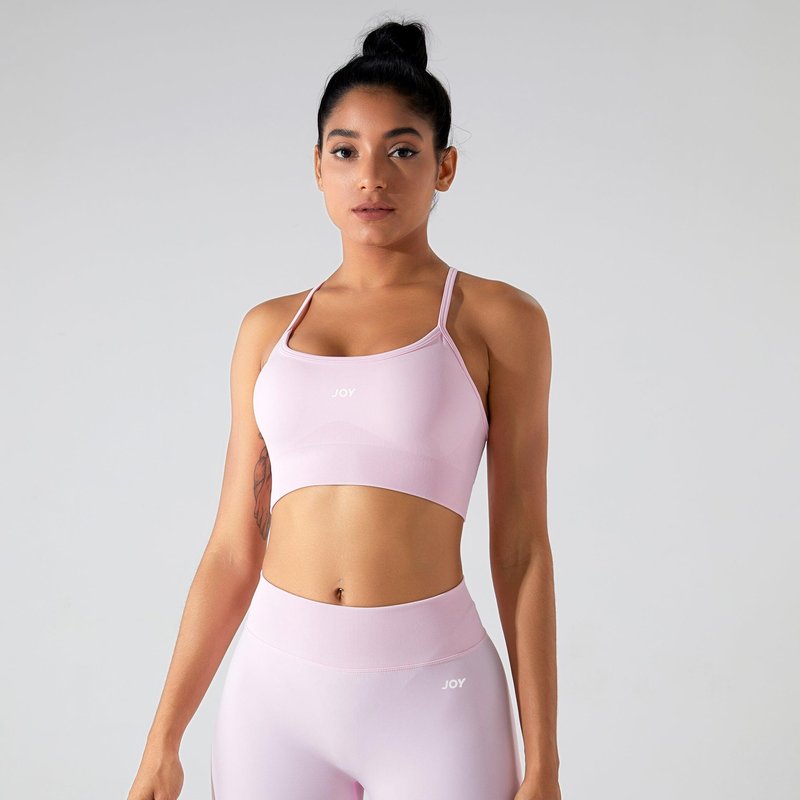 Sport-BH Sculpt Scrunch – Hellrosa