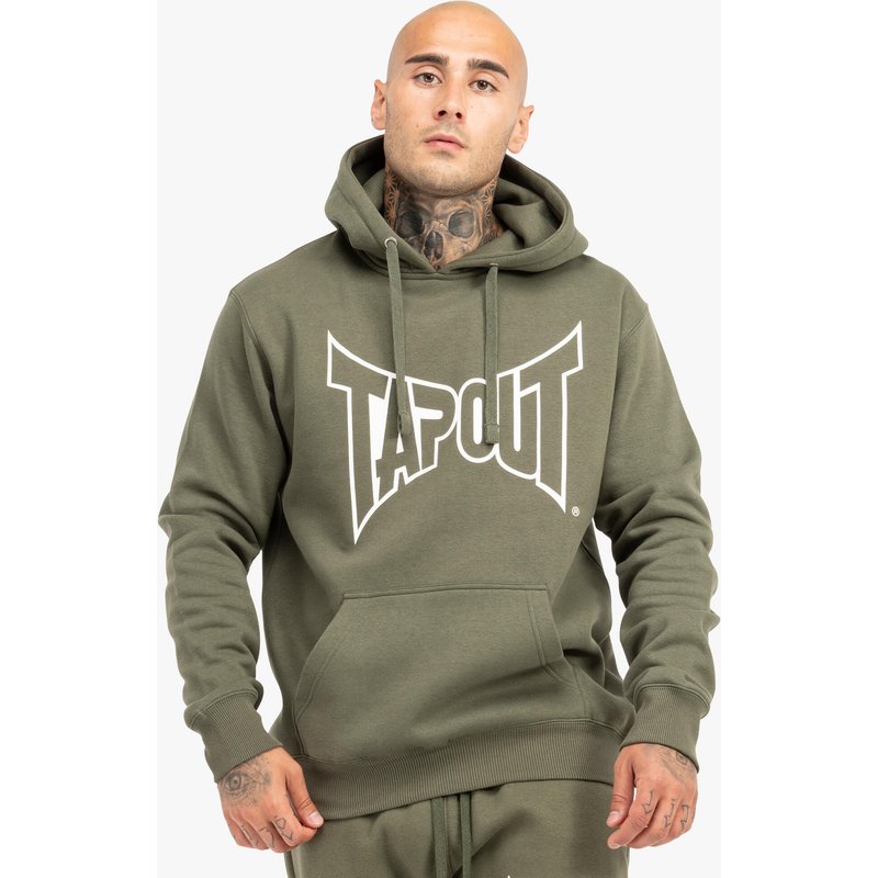 TAPOUT Herren Kapuzensweatshirt normale Passform LIFESTYLE BASIC HOODIE