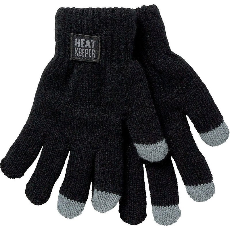 Heatkeeper - Thermohandschuhe Kinder mit I-Touch - Schwarz - 2 Paar