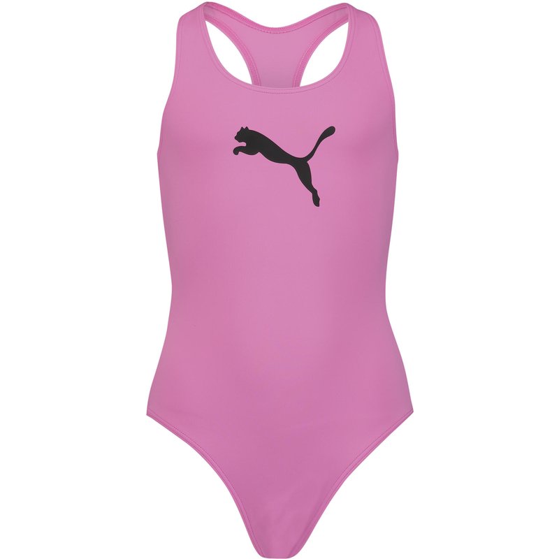 PUMA Racerback Badeanzug für Mädchen Badeanzug SWIM GIRLS Chlorbeständig