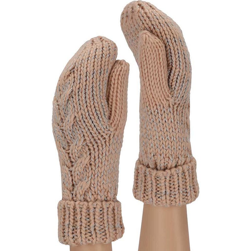 Damen-Skihandschuhe modisch hellrosa Einheitsgröße