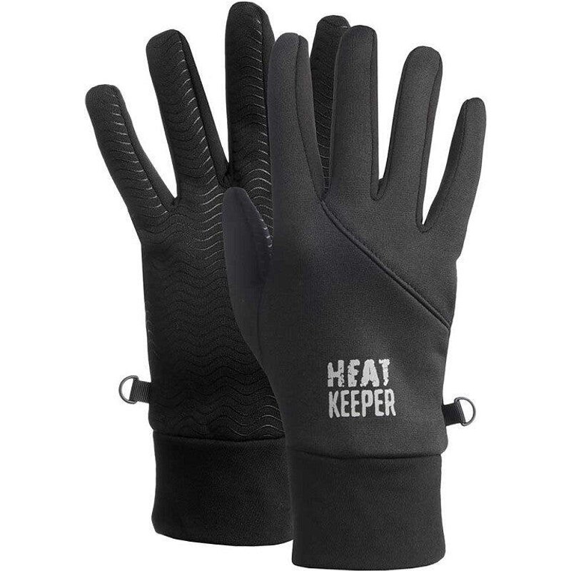 Thermosporthandschuhe mit Grip Schwarz