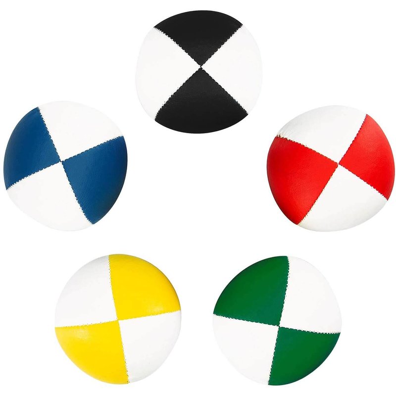Jonglierbälle 5er Set (zweifarbig), Ø 67mm, 115g soft - Juggling Balls
