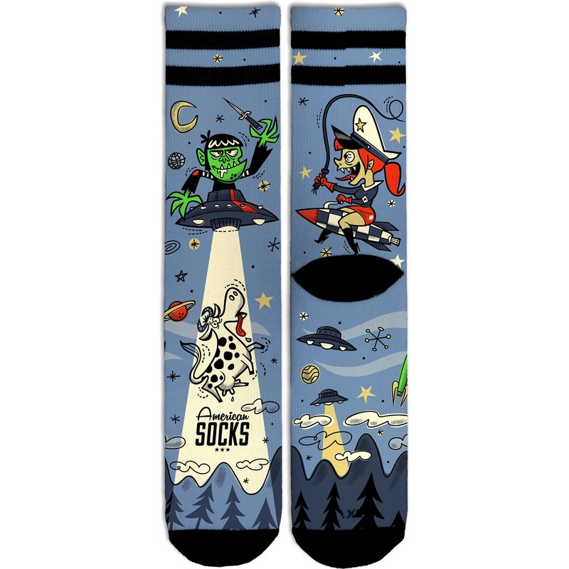 Socken Alien Snatch - Mid High - American Socks