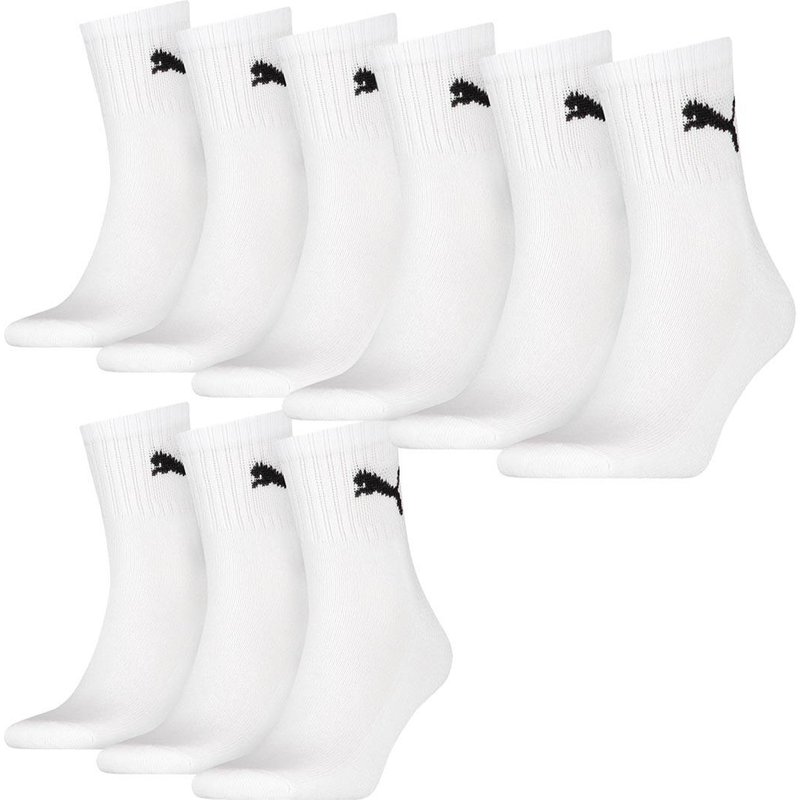 9 Paar Puma Socken Short Crew Sportsocken Tennis Socken Gr. 35 - 49 Unisex