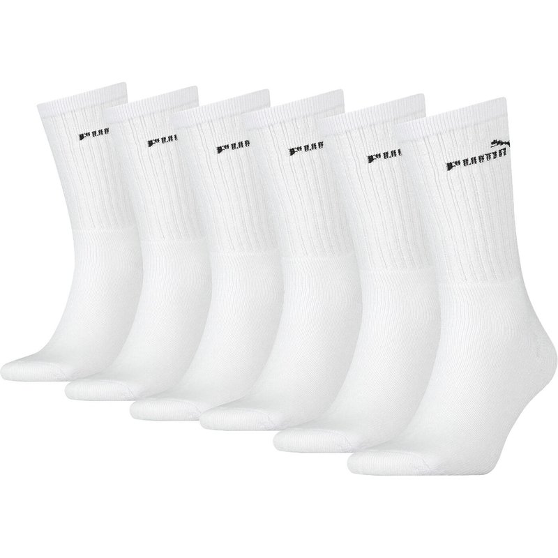 Puma Unisex Crew Tennissocken Sportsocken Socken für Damen Herren 6 Paar