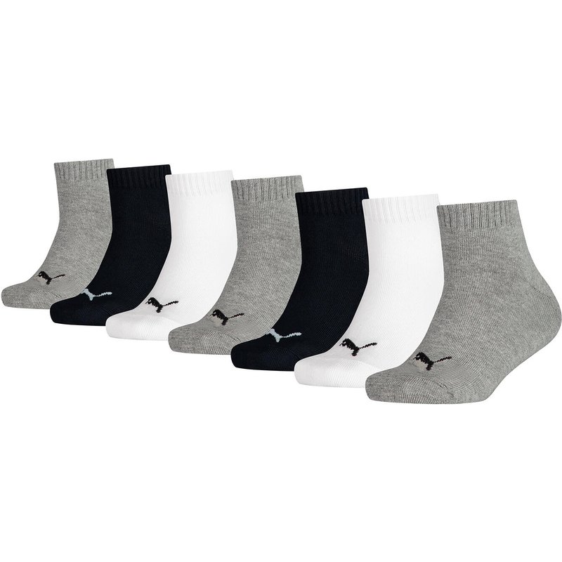 Puma KIDS Quarter Socken Sneaker Gr. 23 - 42 für Mädchen und Jungen 7 Paar