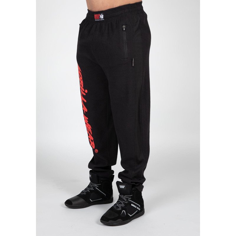 Augustine Alte Schule Hose - Schwarz/Rot