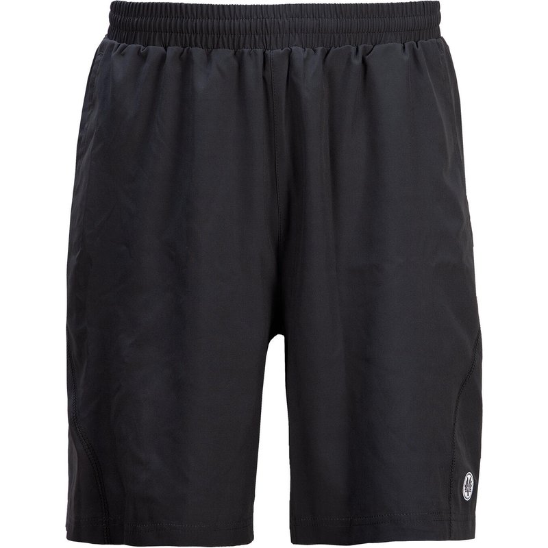 LET Shorts Herren kurze Trainingshose OLIVER – Atmungsaktiv, Schwarz