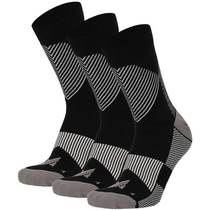 Xtreme – Sport-Kompressions-Viertelsocken – 6er-Pack – Unisex – Multi Schwarz
