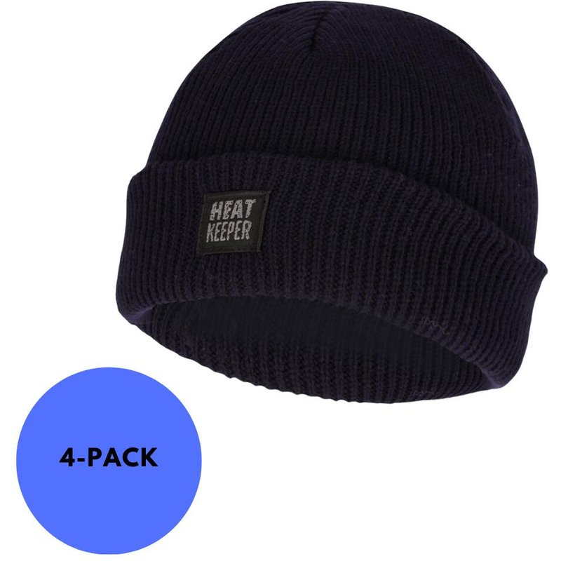 Heatkeeper - Thermomütze Kinder - Marineblau - 4 Stück