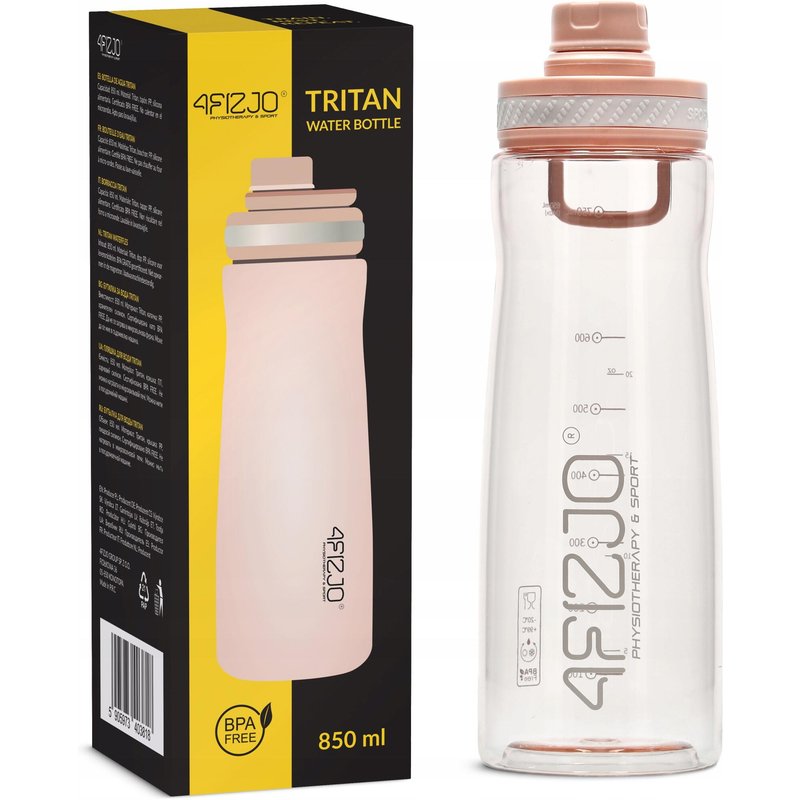 Sport Trinkflasche 4FIZJO 850 ml