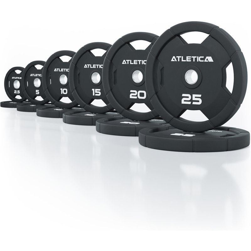 4H Rubber Plates | 155kg Set | Gummierte Hantelscheiben