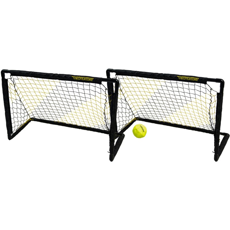 Paar Mini-Tore aus PVC - 0,9 x 0,6 m (mit Ball und Pumpe)