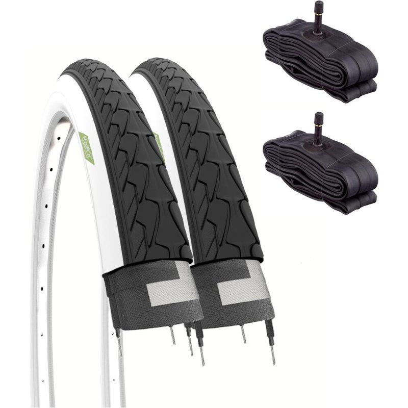 2 Reifen 700x35C (37-622) 28x1.35 +Schläuche, bike 700 x 35C (1 5/8 x 1 3/8) EV