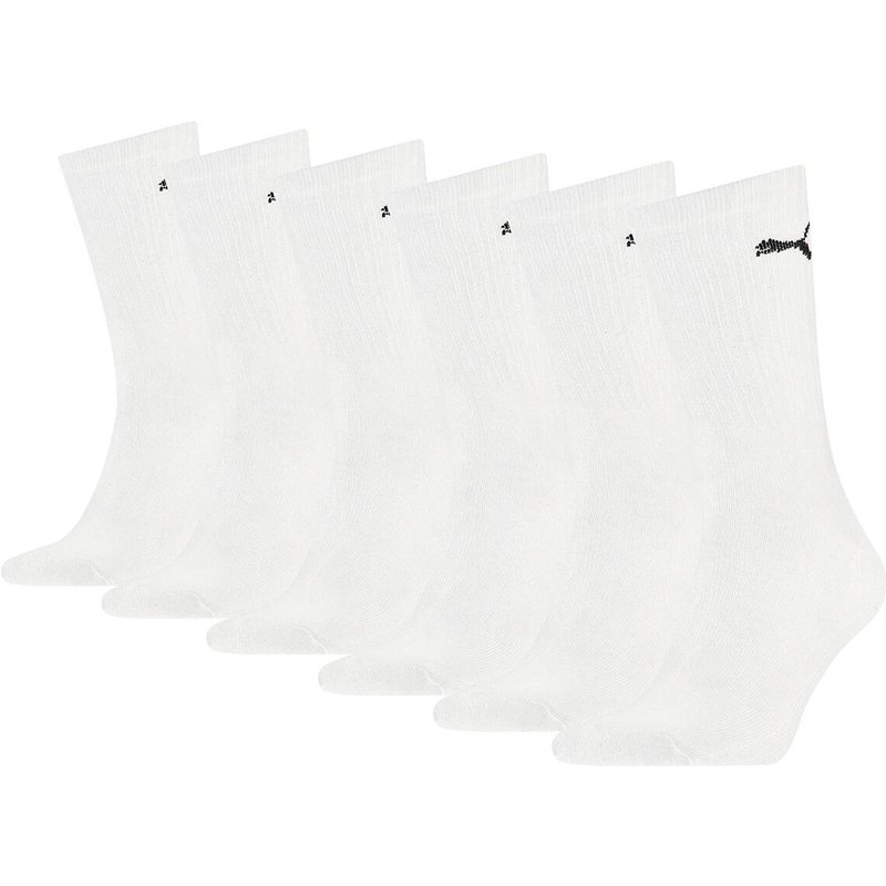 6 Paar Puma Socken Cush Crew Sportsocken Tennis Socken Gr. 35 - 46 Unisex
