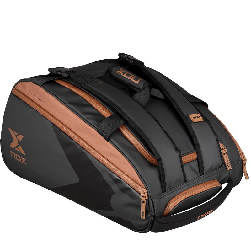 Nox Luxury Open Series Padeltasche Schwarz Braun Bpopenblbr