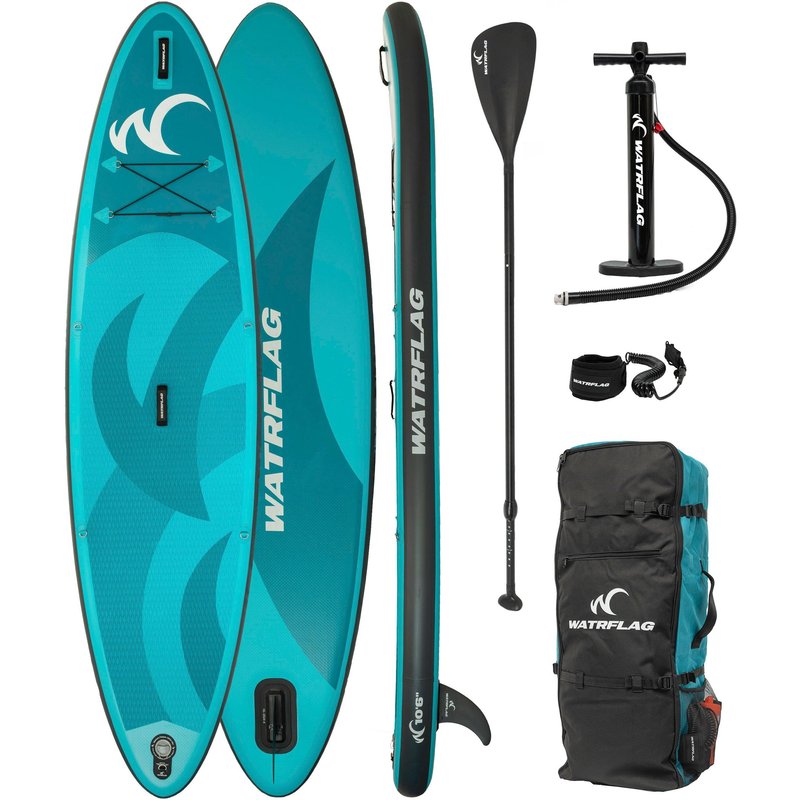 Hochwertiges aufblasbares SUP Board- WATRFLAG Glide 10'6“- ALLROUND- Komplettset