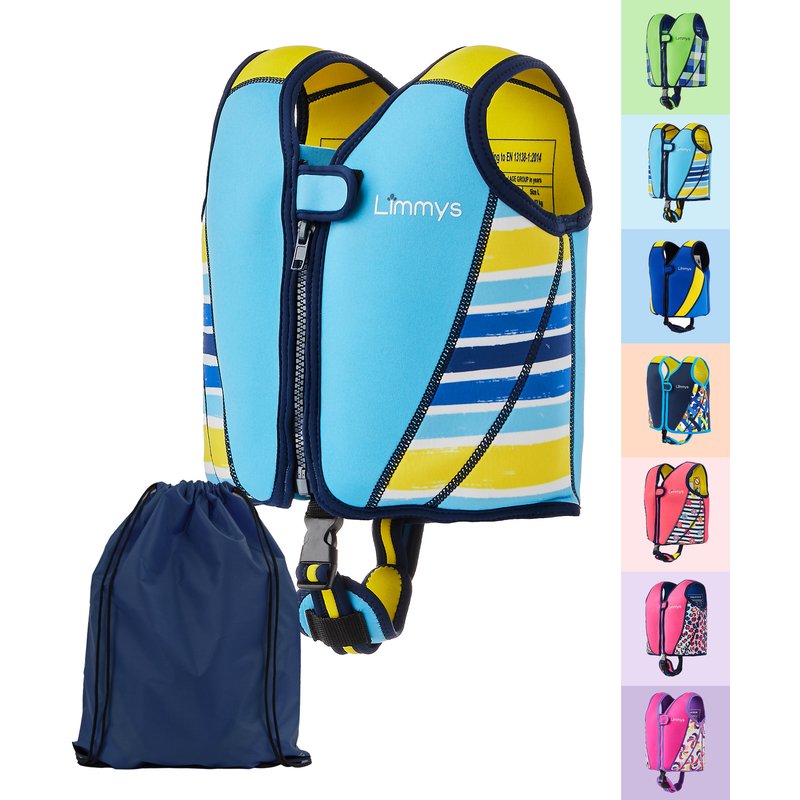 Hochwertige Neopren-Trainingsschwimmweste für Kinder mit Kordelzug