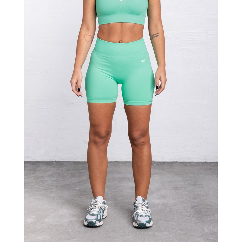 Damen-Shorts Sculpt Scrunch – grün