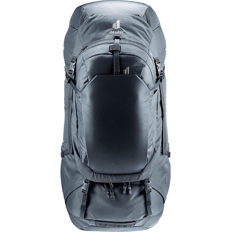 Reiserucksack - ergonomisch mit daypack - schwarz