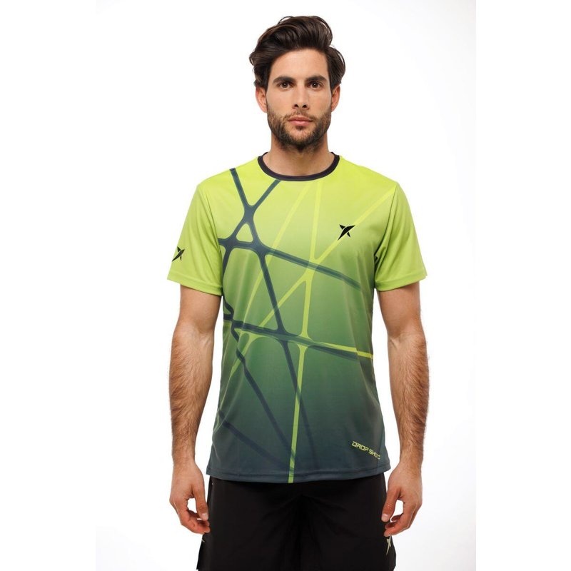 paddle-Tennis-Shirt DROP SHOT BRUNO GREEN
