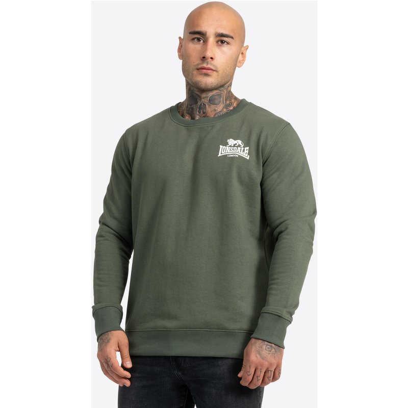 LONSDALE Herren Rundhals Sweatshirt schmale Passform LONGRIDGE