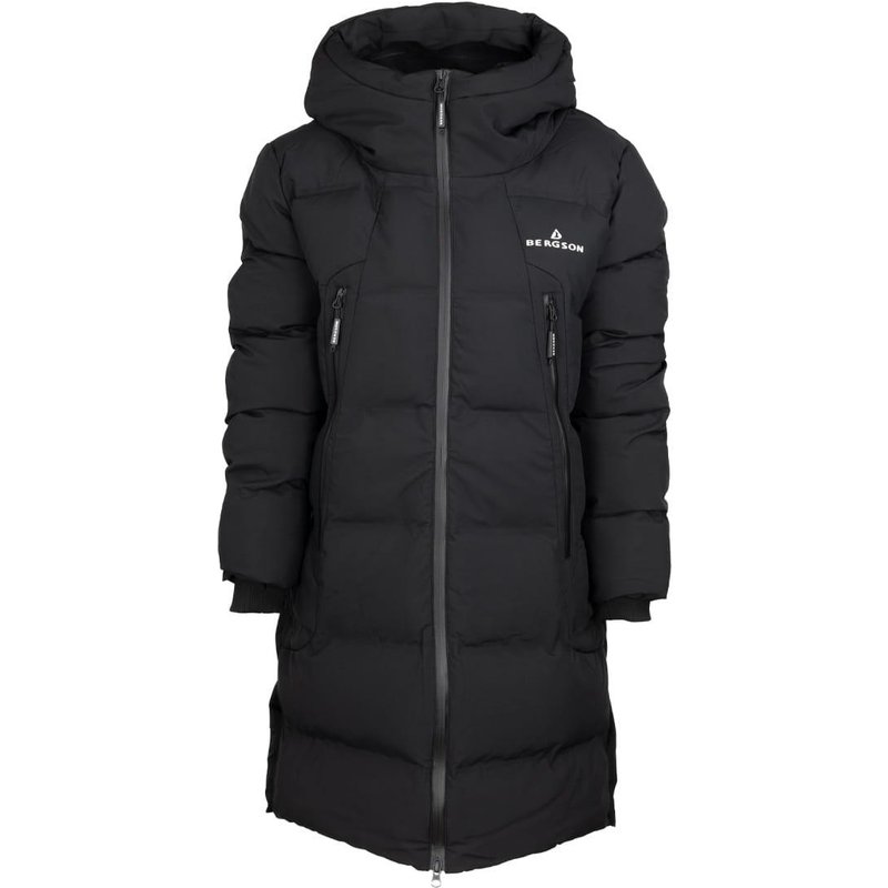 Damen gefütterter Mantel BERGSON Snow Leopard Primaloft