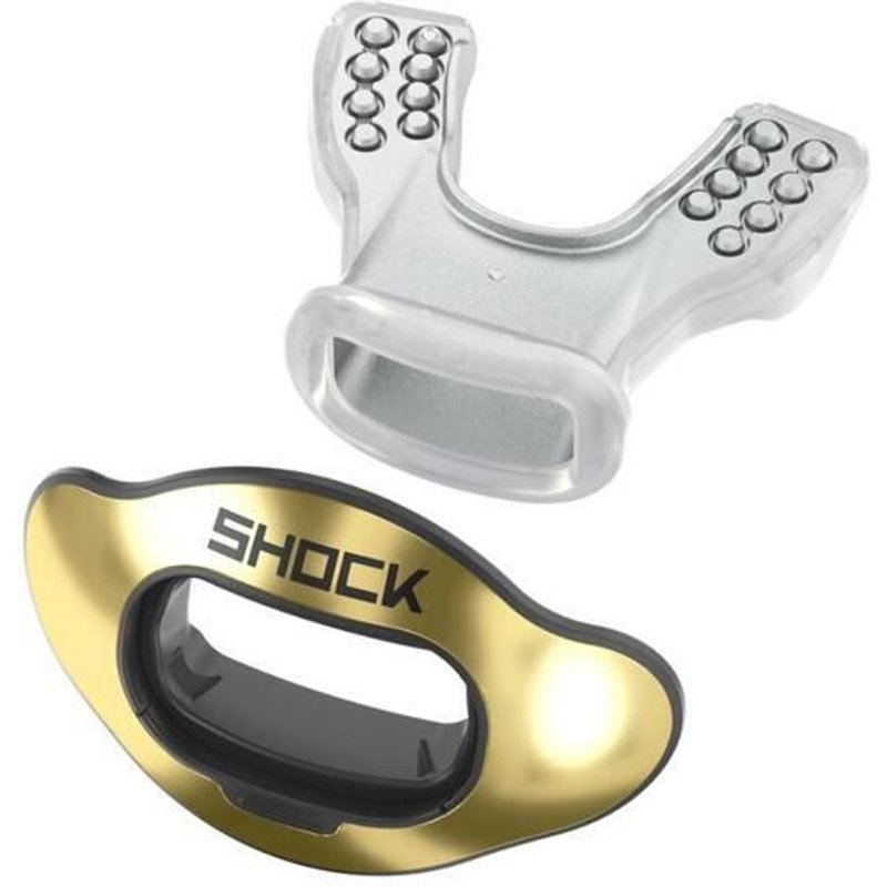 Shock Doctor Interchange - Chassis + Shiel Color Gold Chrome American Football