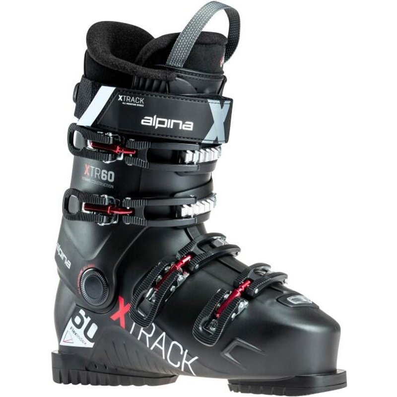 Skischuhe ALPINA X Track 60, Schwarz/Rot, Herren