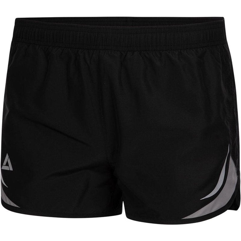 Herren Funktions Laufshorts Comfort Line Schwarz Grau