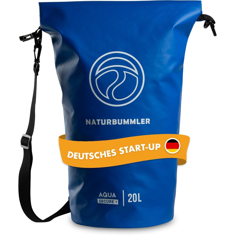 Drybag von Naturbummler | Wasserdichter Trockensack mit Schultergurt