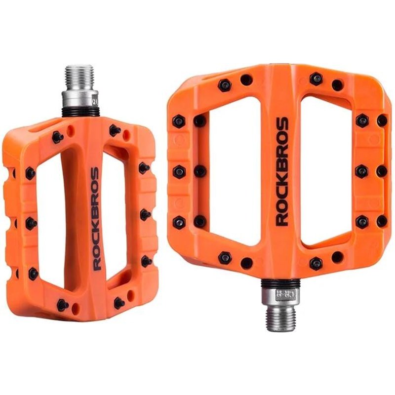 Mountainbike-Pedale aus Nylon - Orange