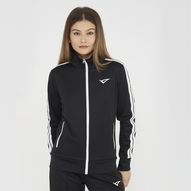 Sportjacke UNIQUE damen schwarz