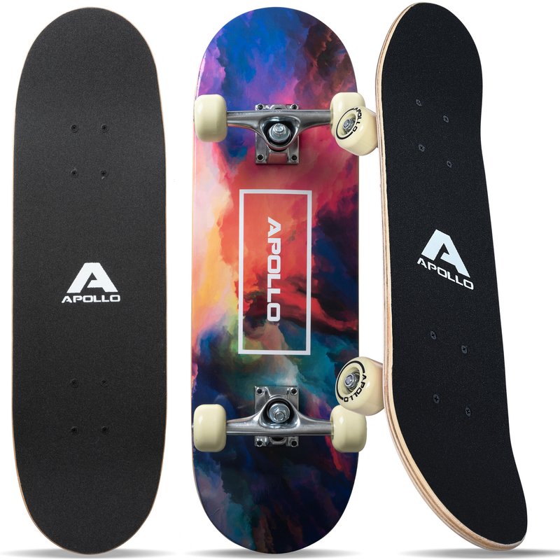 Apollo Kinder Skateboard 71 cm – Komplettboard für Anfänger