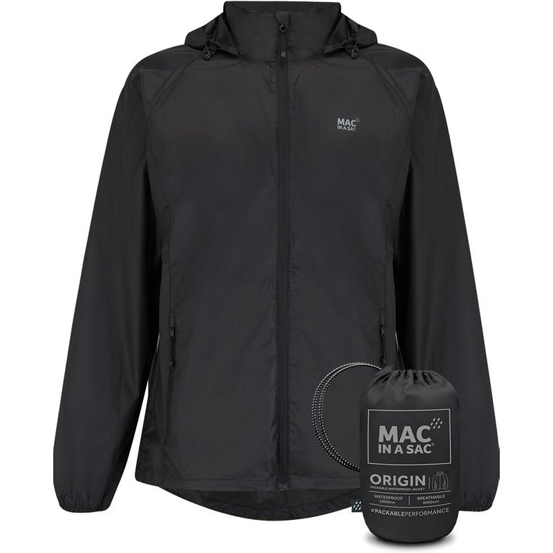 Mac in a Sac - Regenmantel - Schwarz
