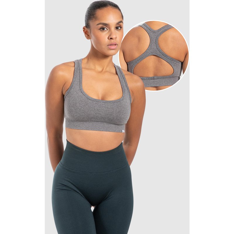 Damen Sport BH Louisa Anthrazit Melange