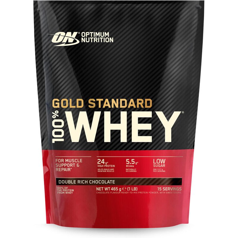 Gold Standard 100% Whey Protein Doppelter Schokoladen-Genuss 15 Portionen(465G)