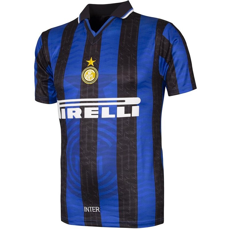Herren - Retro Fußballtrikot - Inter Mailand 1997/98 - Blau