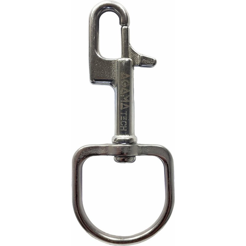 Karabiner TECH D-Karabiner 110 mm für Tauchen