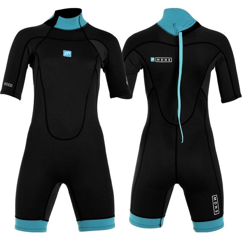 2/2 Pioneer - Zip Dos S/S Kurzanzug Shorty Surf Damen
