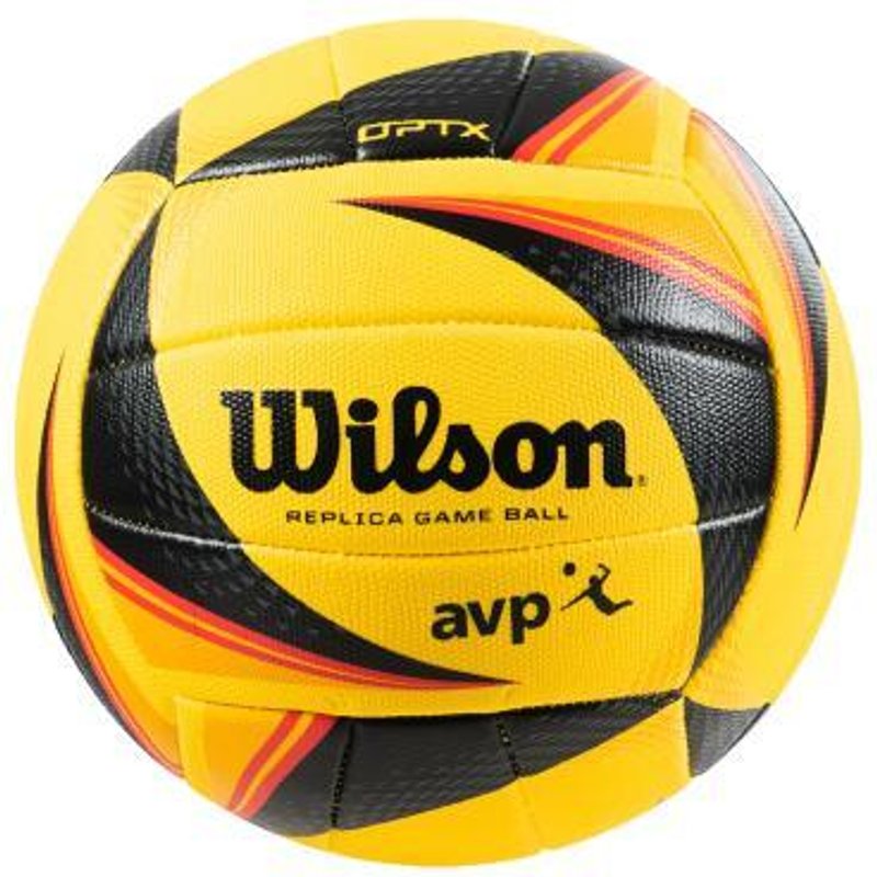Beachvolleyball Wilson OTPX AVP VB Replica gelb-schwarz