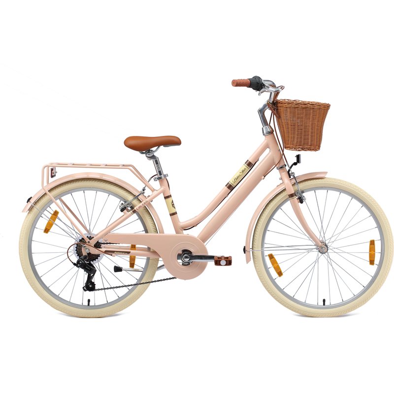 Kinderfahrrad 24 Zoll von 10 - 13 Jahre, City Retro
