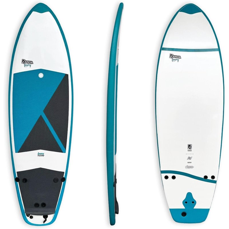 Foamy FLOW 5'0 EVA - Softtop Riverboard für den Start im Rapid Surfing