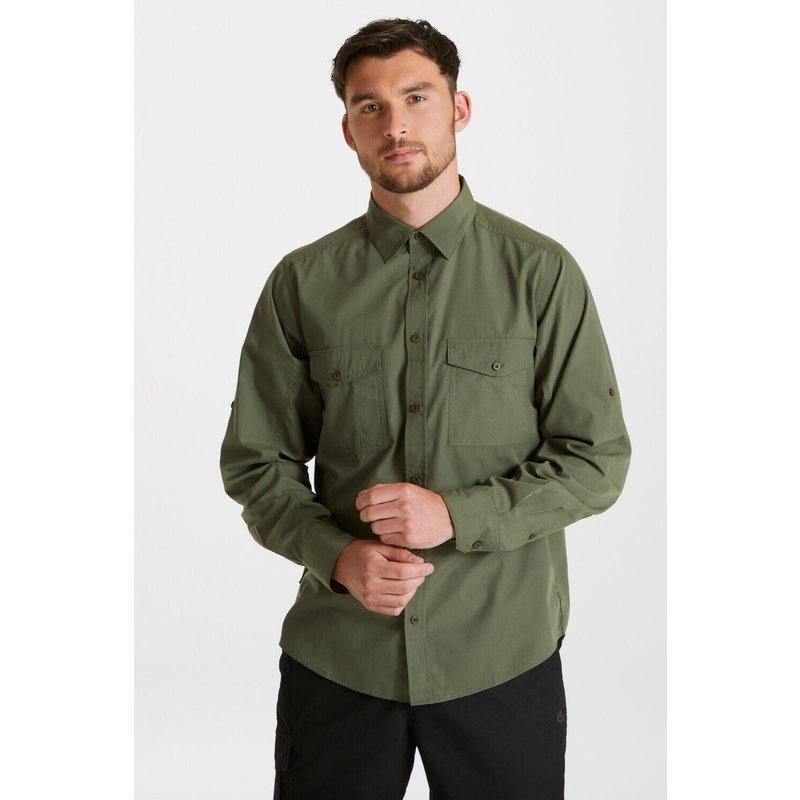 Herren Wandern Langarmshirt - Expert Kiwi