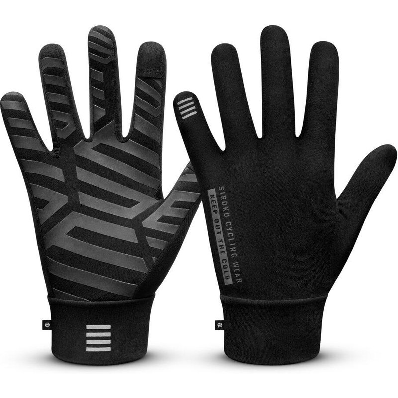 Men & Women Cycling gloves Nuremberg Black