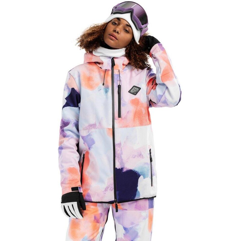 Women Winter sports 's snowboard jacket W2-W Chréa Multicolor