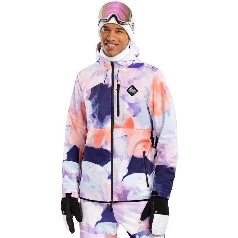 Men Winter sports 's snowboard jacket W2 Chréa Multicolor